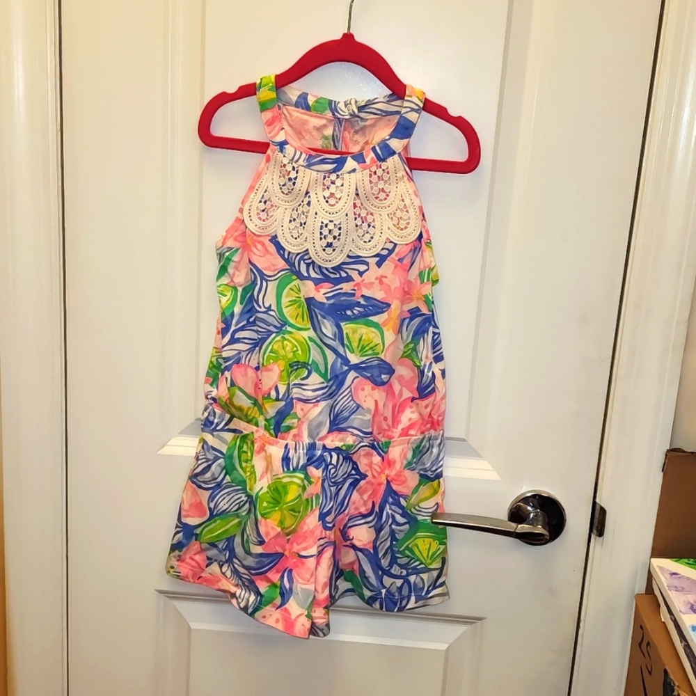 Girls Lily Pulitzer Romper Size 6/7